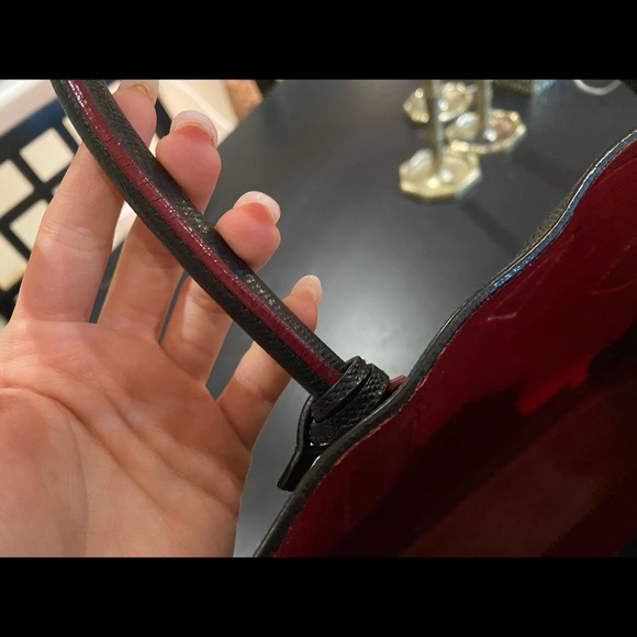 Black and Fiery Red Prada Saffiano Bag - Picture 7 of 9